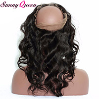 360 Lace Band Body Wave Brazilian Virgin Hair Lace Frontals Natural Hairline