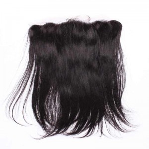 Sunny Queen Natural Color Silky Straight Indian Remy Hair Lace Frontal Closure 13x4inches