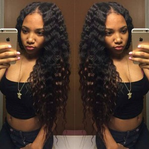 250% Density Wig Pre-Plucked Natural Hair Line Loose Curly Lace Front Human Hair Wigs