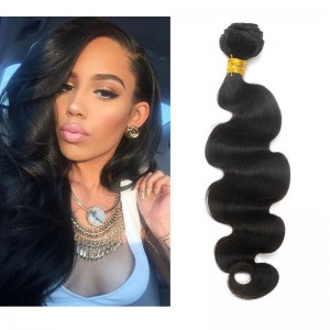 Sunny Queen High Quality Body Wave Brazilian Virgin Human Hair Weave 4pcs Bundles Natural Color