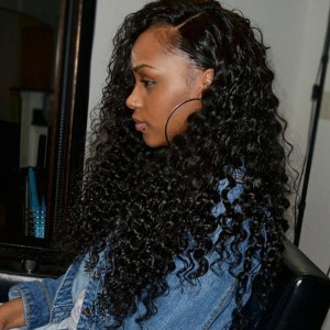 Lace Front Human Hair Wigs 100% Brazilian Virgin Human Hair Wig Body Wave Pre-Plucked Natural Hair Line