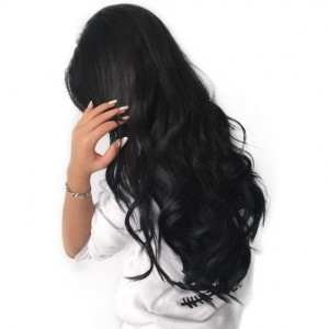Sunny Queen Natural Color Body wave Peruvian Virgin Human Hair Glueless Full Lace Wigs