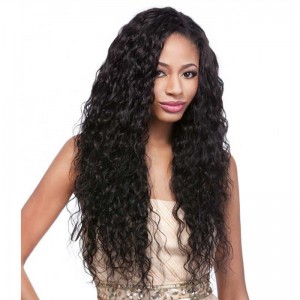 Natural Color 100% Brazilian Virgin Human Hair Brazilian Curly Full Lace Wigs