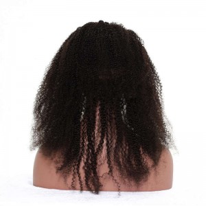 Sunny Queen 360 Frontal Closure Afro Kinky Curly Natural Hairline Lace Band Frontal 360 Closure Malaysian Hair