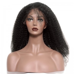 Glueless Lace Front Human Hair Wig 250% Density Peruvian Virgin Hair Full Lace Wigs with Baby Hair