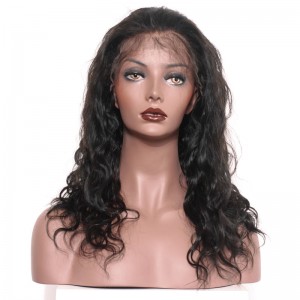 Full Lace Human Hair Wigs Body Wave 250% Density Wig with Baby Hair #4 color Pre-Plucked Natural Hair Line