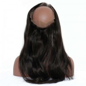 Sunny Queen 360 Lace Frontal Wigs Lace Frontal Closure Straight Hair Natural Hairline 360 Lace Band Closure