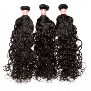 Sunny Queen Natural Color Water Wet Wave Brazilian Virgin Human Hair Weave 3pcs Bundles