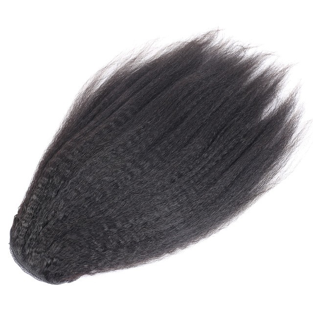 Human Hair Extensions Straight Ponytails Hairpieces ...