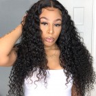 Sunny Queen Curly 13x4 Lace Frontal Wig With Baby Hair Deep Wave Bob Wig 13x6 Lace Front Human Hair Wigs Full End