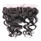 Sunny Queen Natural Color Body Wave Indian Remy Hair Lace Frontal Closure 13x4inches