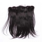 Sunny Queen Natural Color Silky Straight Indian Remy Hair Lace Frontal Closure 13x4inches