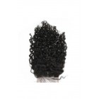 Sunny Queen Natural Color 3B 3C Kinky Curly Closure Brazilian Virgin Hair Lace Top Closures 4x4inches