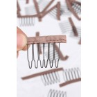 Sunny Queen Lace Wrap 6 Teeth Combs Wire Spring Comb Wig Add to Wig Cap Clip Snap For Wig