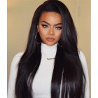 Sunny Queen 250% Density Straight Lace Front Human Hair Wigs With Baby Hair Natural Hairline