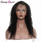 Sunny Queen 360 Circular Lace Wigs 180% Density Full Lace Wigs Kinky Curly Natural Hairline Human Hair Wigs