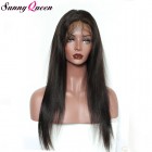 Sunny Queen 360 Lace Wigs Malaysian Straight Virgin Hair Lace Front Human Hair Wigs 180% Density Natural Hairline