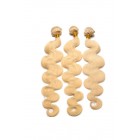 Sunny Queen Platinum Blonde Virgin Hair #613 Color  Body Wave Brazilian Virgin Human Hair Weave 3pcs Bundle