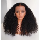 Sunny Queen 250% Density Brazilian Curly Lace Front Human Hair Wigs Pre Plucked With Baby Hair