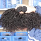 Sunny Queen Indian Remy Human Hair Afro Kinky Curly Hair Weave Natural Color 3 Bundles