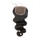 Sunny Queen Body Wave Malaysian Virgin Hair Middle Part Lace Closure 4x4inches Natural Color 
