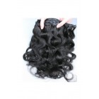 Sunny Queen Body Wave Brazilian Virgin Hair Clip In Human Hair Extensions Natural Color