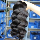 Sunny Queen Natural Color Body Wave Indian Virgin Human Hair Weaves 3pcs Bundles