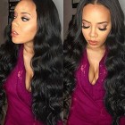 Sunny Queen Human Hair Wigs for Black Women Elastic Cap Lace Front Human Hair Wigs Body Wave Pre-Plucked Natural Hair Line