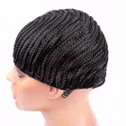 Sunny Queen Cornrows Wig Cap With Adjustable Strap Easier To Sew In For Loss Hair Black Color