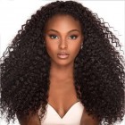 Sunny Queen Natural Color Unprocessed Peruvian Virgin 100% Human Hair Deep Wave Full Lace Wigs