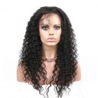 Sunny Queen Natural Color Deep Wave Wavy Full Lace Wigs Brazilian Virgin Human Hair 