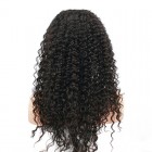 Sunny Queen Natural Color Unprocessed Indian Remy 100% Human Hair Deep Wave Full Lace Wigs