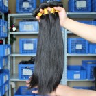Sunny Queen Natural Color Silky Straight Peruvian Virgin Human Hair Weave 4pcs Bundles