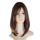 Sunny Queen Brown Color European Virgin Hair  Silky Straight Jewish Silk Top Full Lace wigs