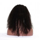 Sunny Queen 360 Lace Frontal Closure Afro Kinky Curly Brazilian Virgin Hair Lace Frontal Natural Hairline 22*4*2