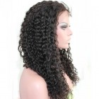 Sunny Queen Deep Wave Peruvian Virgin Human Hair Glueless Full Lace Wigs Natural Color