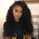 Sunny Queen 250% Density Pre-Plucked Lace Front Wigs Malaysian Virgin Hair Kinky Curly Human Hair Wigs Natural Hair Line