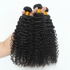 Sunny Queen 3B 3C Kinky Curly Hair Bundles Brazilian Hair Weave Bundles 100% Remy Human Hair Extensions 30 inch Bundles  Only Black