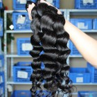 Sunny Queen Indian Virgin Human Hair Extensions Weave Loose Wave 4 Bundles Natural Color
