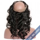 Sunny Queen 360 Lace Frontal Band Malaysian Virgin Hair Body Wave Lace Frontals With Baby Hair