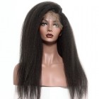 Sunny Queen 250% High Density Kinky Straight Wig Lace Front Human Hair Wigs For Black Women Natural Hairline