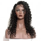 Sunny Queen Pre-Plucked Natural Hair Line Deep Wave Lace Front Human Hair Wigs with Baby Hair 150% Density Wigs