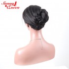 Sunny Queen Italian Yaki Straight Brazilian Full Lace Human Hair Wigs For Women Nature Black Color With Baby Hair Non-Remy Sunny Queen