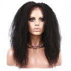 Sunny Queen Natural Color Afro Kinky Curly Human Hair Wig Brazilian Virgin Hair Full Lace Wigs