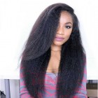 Sunny Queen Kinky Straight Full Lace Wig 250% High Density  Italian Coarse Yaki Full Lace Human Hair Wigs For Black Women