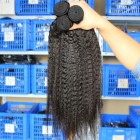 Sunny Queen Indian Virgin Hair Natural Color Kinky Straight Hair Weave 3 Bundles