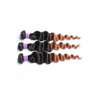 Sunny Queen Peruvian Virgin Human Hair Loose Wave Ombre Hair Weave Color 1b/#30 3 Bundles