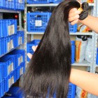 Sunny Queen Natural Color Yaki Straight Brazilian Virgin Human Hair Weave 4pcs Bundles 
