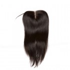 Sunny Queen Malaysian Virgin Hair Silk Straight Three Part Lace Closure 4x4inches Natural Color