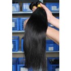 Sunny Queen Natural Color Silky Straight Indian Remy Human Hair Extensions Weaves 4 Bundles